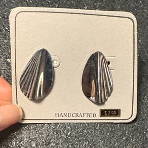 Silver 90s Handcrafted Earrings